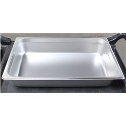 NEW FULL SIZED STAINLESS STEEL 4" PAN INSERT