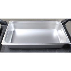 NEW FULL SIZED STAINLESS STEEL 4" PAN INSERT