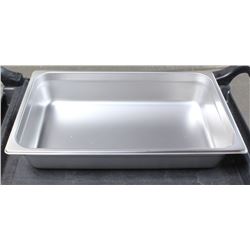 NEW FULL SIZED STAINLESS STEEL 4" PAN INSERT