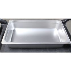 NEW FULL SIZED STAINLESS STEEL 4" PAN INSERT