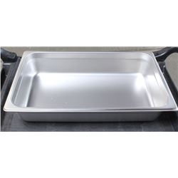 NEW FULL SIZED STAINLESS STEEL 4" PAN INSERT