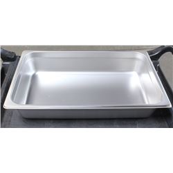 NEW FULL SIZED STAINLESS STEEL 4" PAN INSERT