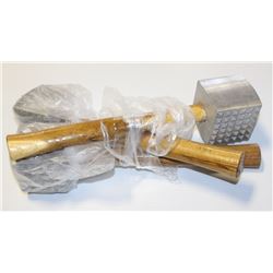 NEW MEAT MALLET TENDERIZERS - LOT OF 3