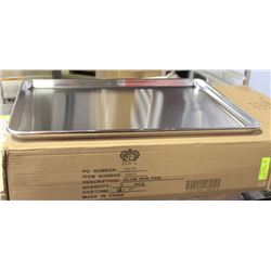1/2 SIZE ALUMINUM BUN PANS - ONE CASE,