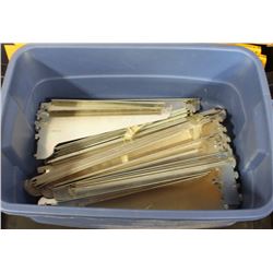 LOT OF SHELF BRACKETS BIN FULL