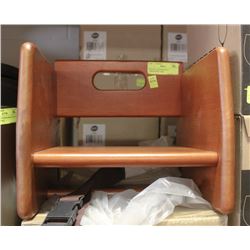 WALNUT BOOSTER SEAT - TABLECRAFT NEW -AS THEY COME