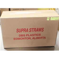 CASE OF 6" FAT SUPRA STRAWS - AS THEY COME