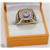 Image 1 : EDMONTON OILERS REPLICA STANLEY CUP RING 1984