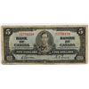 Image 1 : 1937 CANADIAN $5 DOLLAR BILL