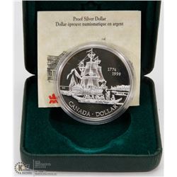 RCM 1774-1999 PROOF SILVER  DOLLAR, 225TH