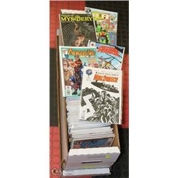 BOX OF 250 COMICS - BAGGED & BOARDED.