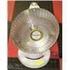 PRESTO HEATER DISH W/FOOT LIGHT,