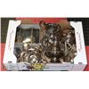 Image 1 : ESTATE BOX OF SILVER PLATE SERVING WARE  - COFFEE