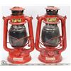 PAIR OF VINTAGE KEROSENE LANTERNS