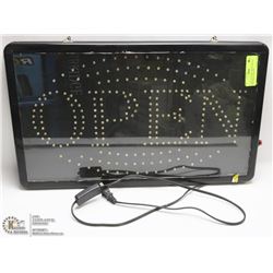 LIGHT UP “OPEN” SIGN 2 FEET X 1 FOOT MAN CAVE, ETC