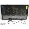 LIGHT UP “OPEN” SIGN 2 FEET X 1 FOOT MAN CAVE, ETC