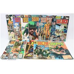 12 MARVEL, MODERN, & DC WAR COMICS.