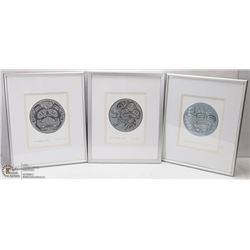 SET OF 3 BILL REID HAIDA ART PIECES INCL BEAVER