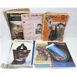 LOT OF 1920-1950'S MUSIC BOOKS, MAGAZINES & MORE