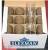 Image 1 : BOX  OF 12 NEW 20 OZ SLEEMAN BEER TUMBLERS.