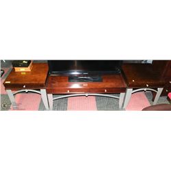 THREE PIECE COFFEE TABLE SET