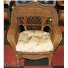 Image 1 : WICKER ACCENT CHAIR