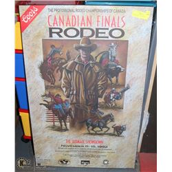 DRY MOUNTED 1992 CANADIAN FINALS RODEO