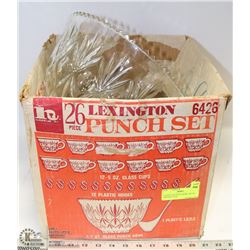 LEXINGTON PUNCH BOWL SET IN ORIGINAL BOX