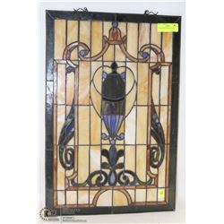 STAINGLASS WINDOW 24"X16"