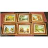 Image 1 : LOT OF 6 MATTED AND MATCHING FRAMES LANDSCAPE