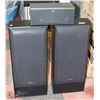 Image 1 : PAIR OF PIONEER SPEAKERS WITH SONY CENTER CHANNEL