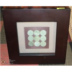 CHINESE JADEITE FRAMED PICTURE