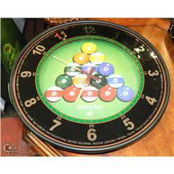 BILLIARDS CLOCK