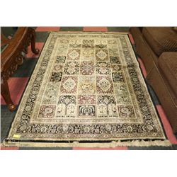 5 X 8 PERSIAN AREA CARPET. PURCHASED IN IRAN.