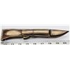 Image 2 : AFRICAN DAGGER WITH WOOD SHEATH