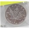 Image 2 : 1 TROY OUNCE .999 SILVER MAPLE LEAF COIN