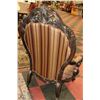 Image 5 : DELUXE WOOD CARVED ARM CHAIR 36" WIDE