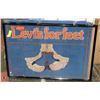 Image 1 : 35" X 24" LEVIS STORE PROMOTIONAL FLOOR MAT 1970