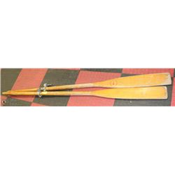 VINTAGE 6FT CANADIAN BOAT OARS
