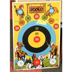 1950"S METAL COWBOYS & INDIANS TARGET