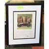 Image 1 : ORIGINAL 1920'S FORD AD FRAMED 11" X 14"