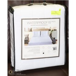 QUEEN SIZE WATERPROOF MATTRESS PAD UPTO 18" DEEP