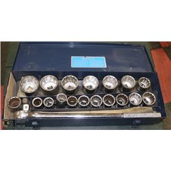 MASTERCRAFT 3/4" DRIVE RATCHET & SOCKET SET