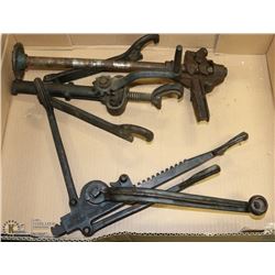 FLAT OF VINTAGE MODEL T/A CAR JACKS