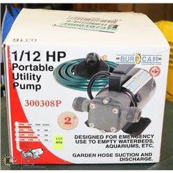 1/12HP UTILITY PUMP.TOOLS