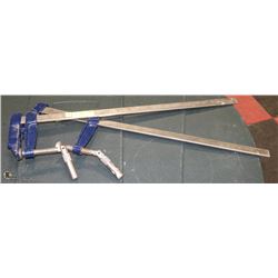 2 LARGE CARPENTER CLAMPS