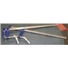 Image 1 : 2 LARGE CARPENTER CLAMPS