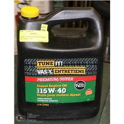 TUNE-IT PREMIUM DIESEL ENGINE OIL, 15W40, 3.78 L