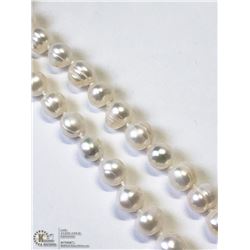 3) ST. SILVER CLASP FRESHWATER PEARL NECKLACE