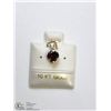 Image 1 : 4) 10KT GOLD GARNET PENDANT